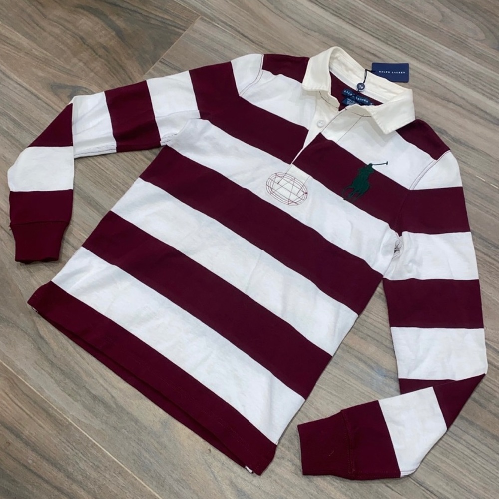 VTG Polo By Ralph Lauren Rugby Style Polo, Size: M